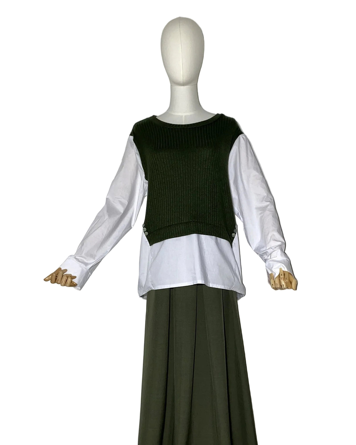 Chemisier Alya Vert