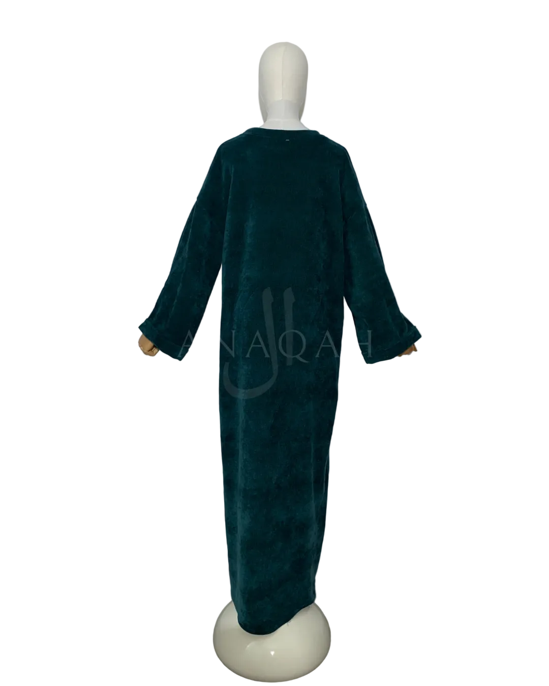 Abaya Velours - Vert Bouteille