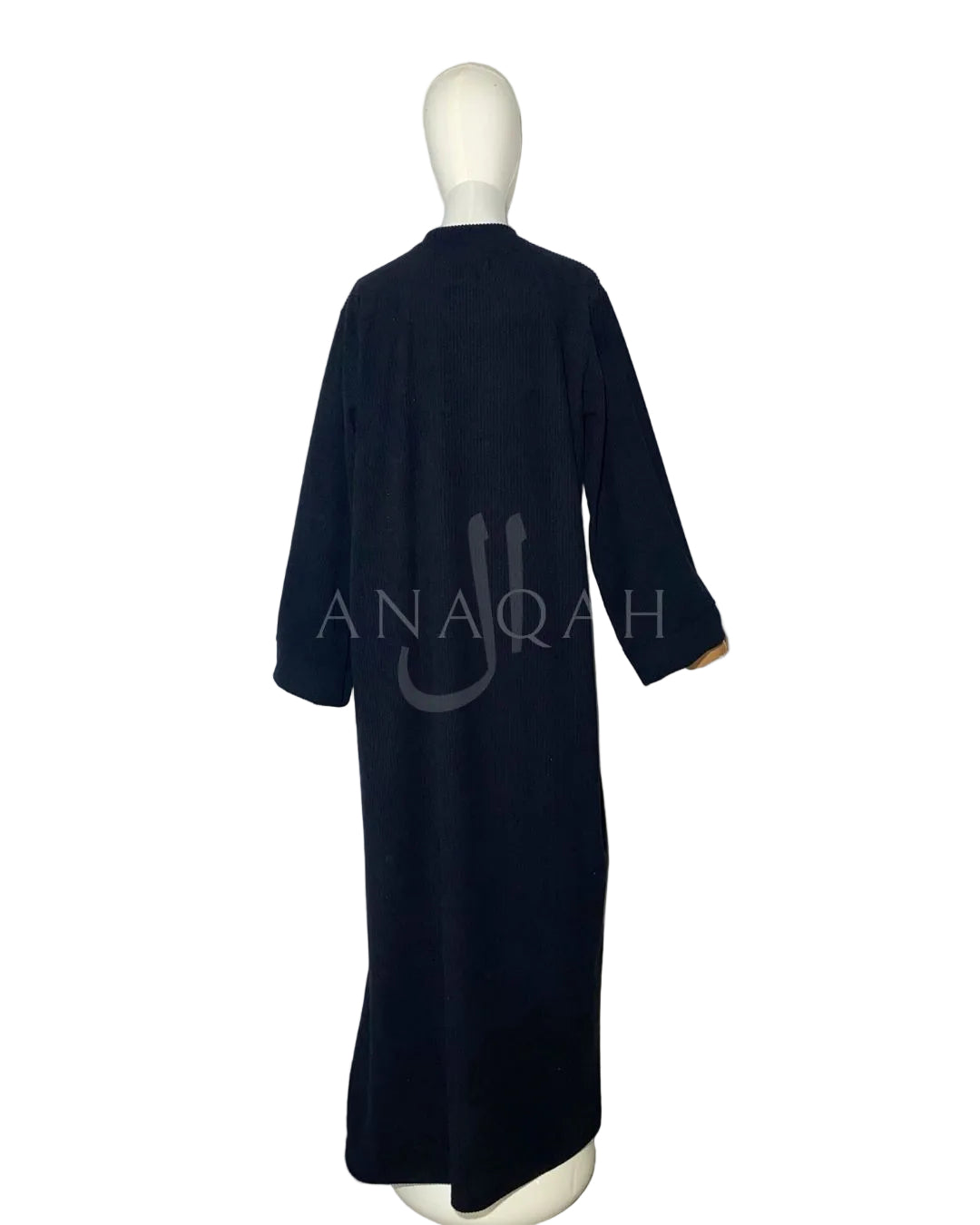 Robe pull côtelé - Noir
