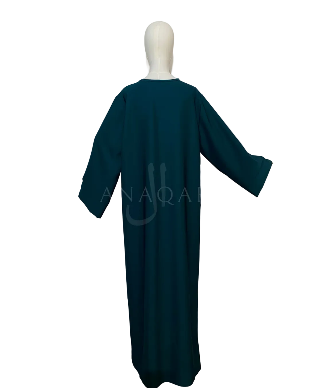 Abaya Hiver - Bleu Canard