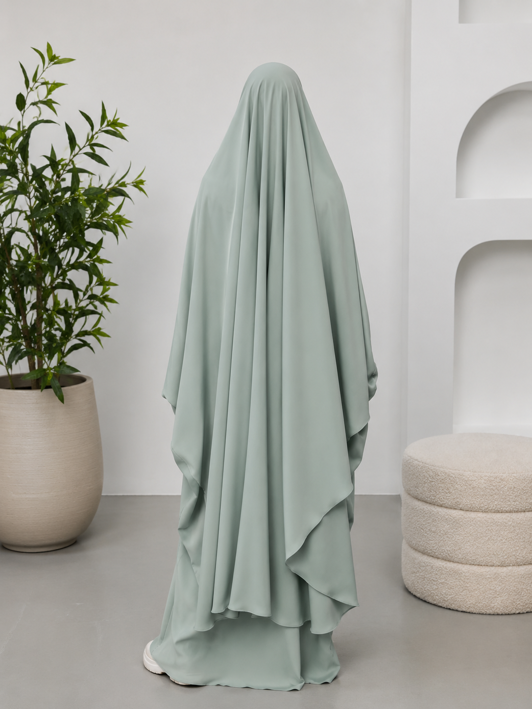 Jilbab Safiyyah - Vert d'eau
