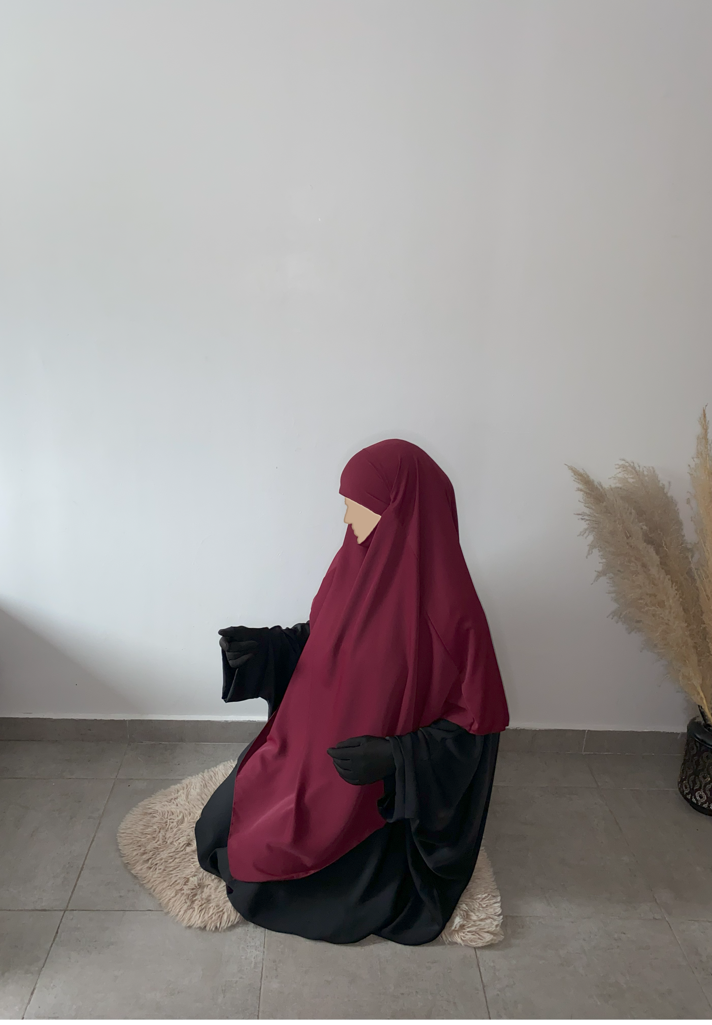 Khimar Soie de Médine - Bordeaux