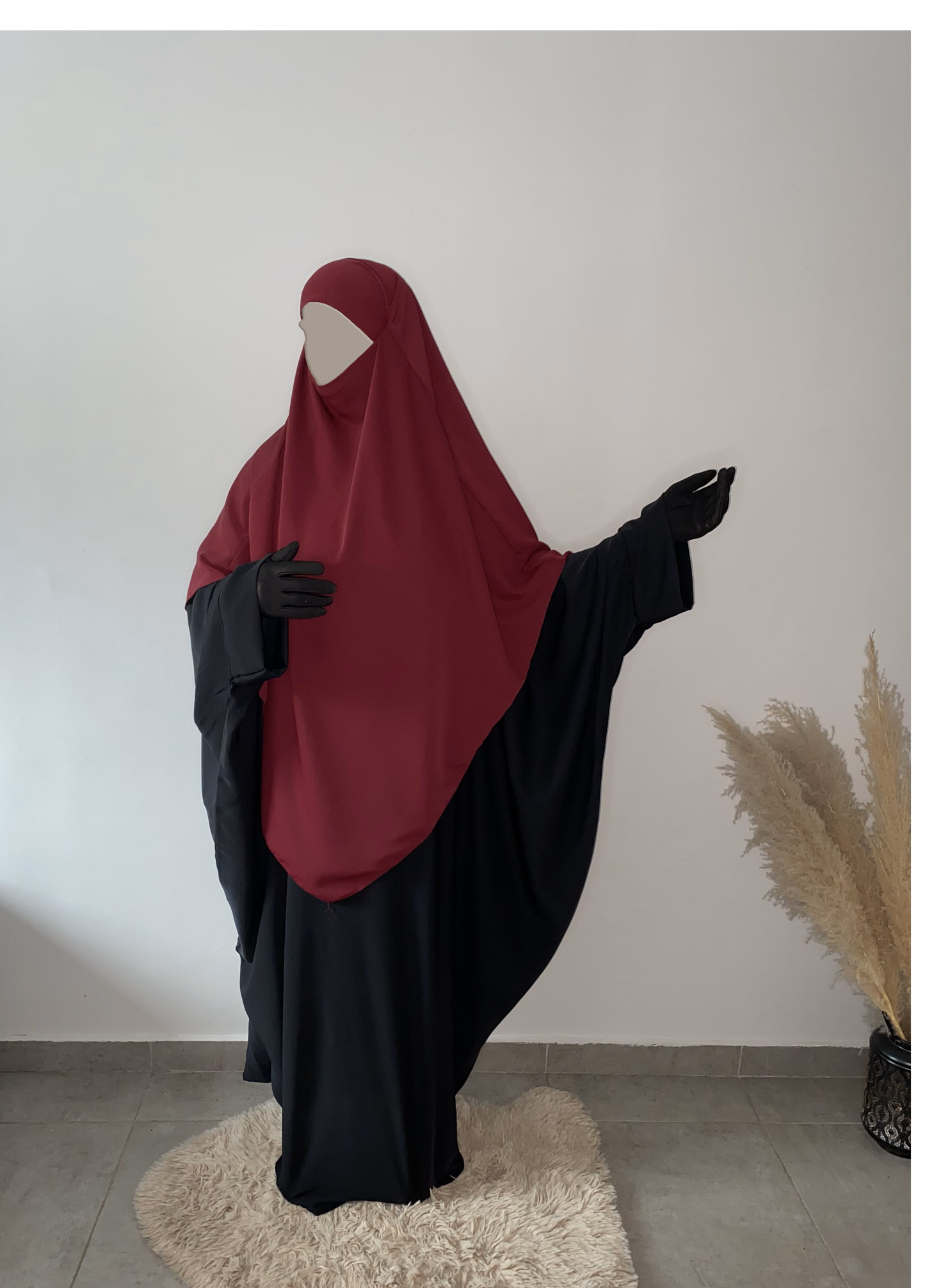 Khimar Soie de Médine - Bordeaux