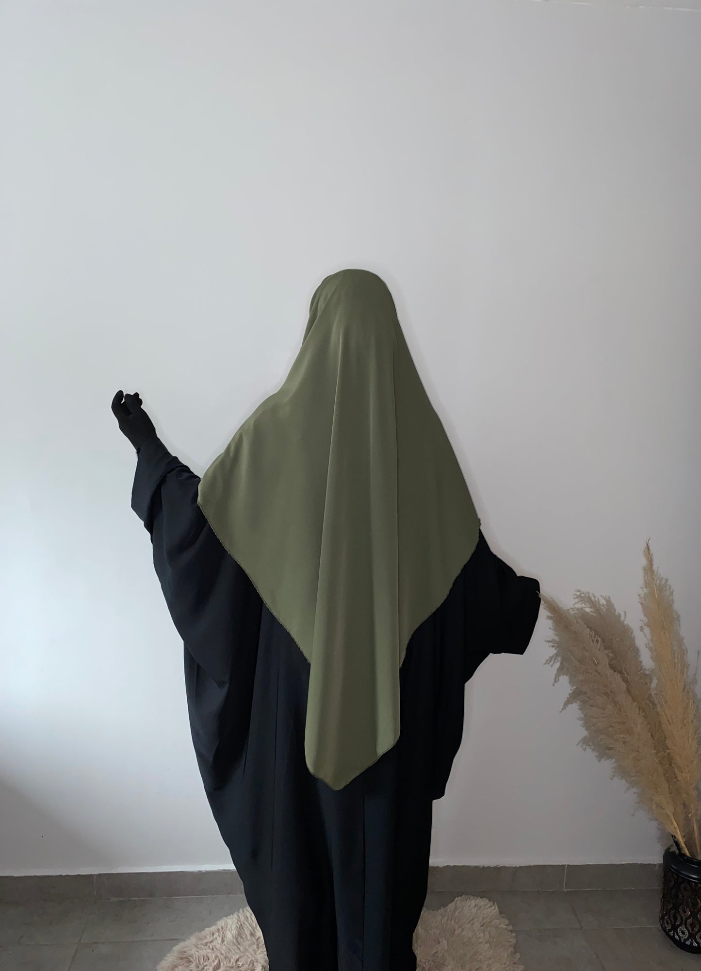 Khimar Soie de Médine - Kaki
