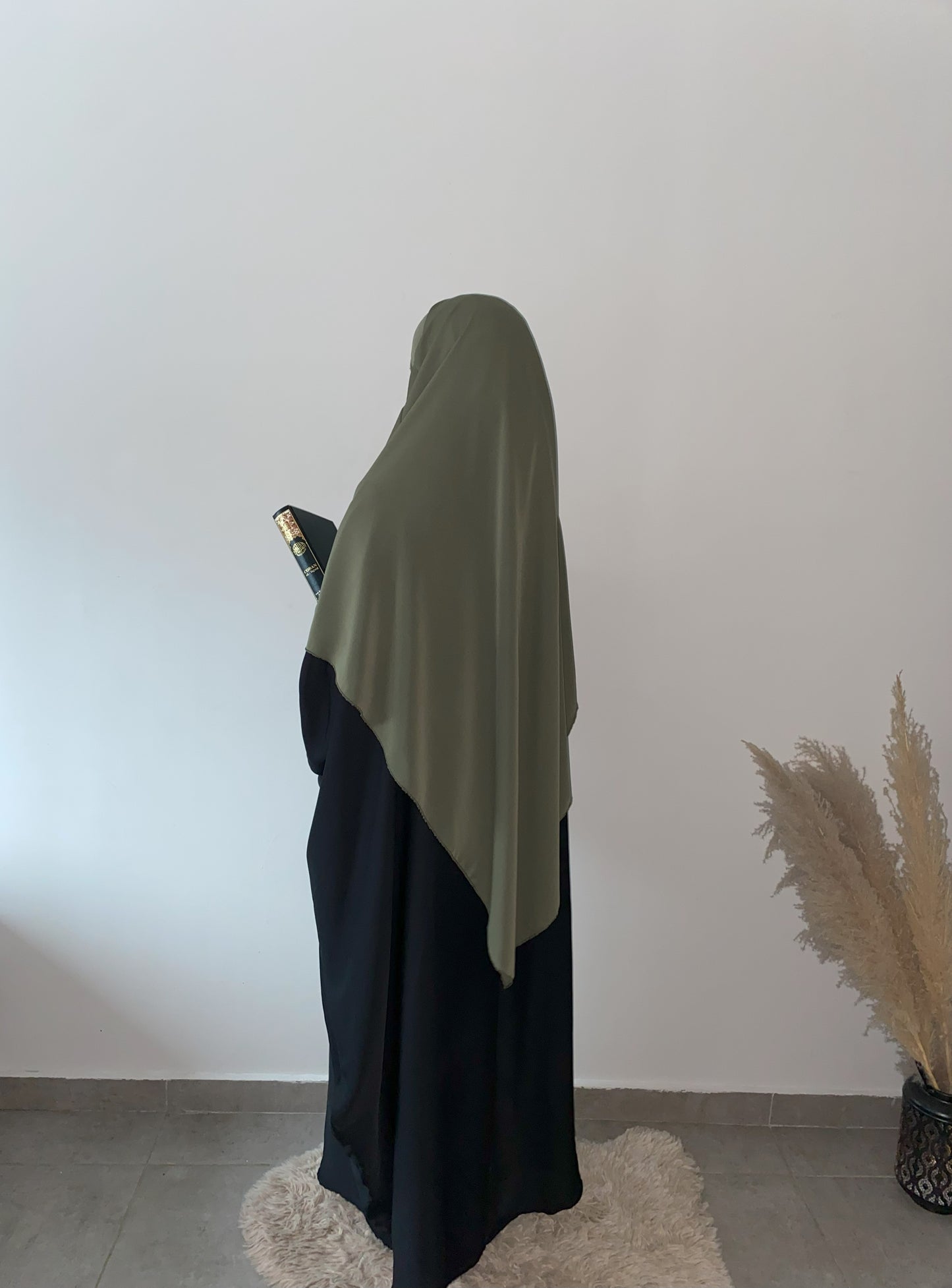 Khimar Soie de Médine - Kaki