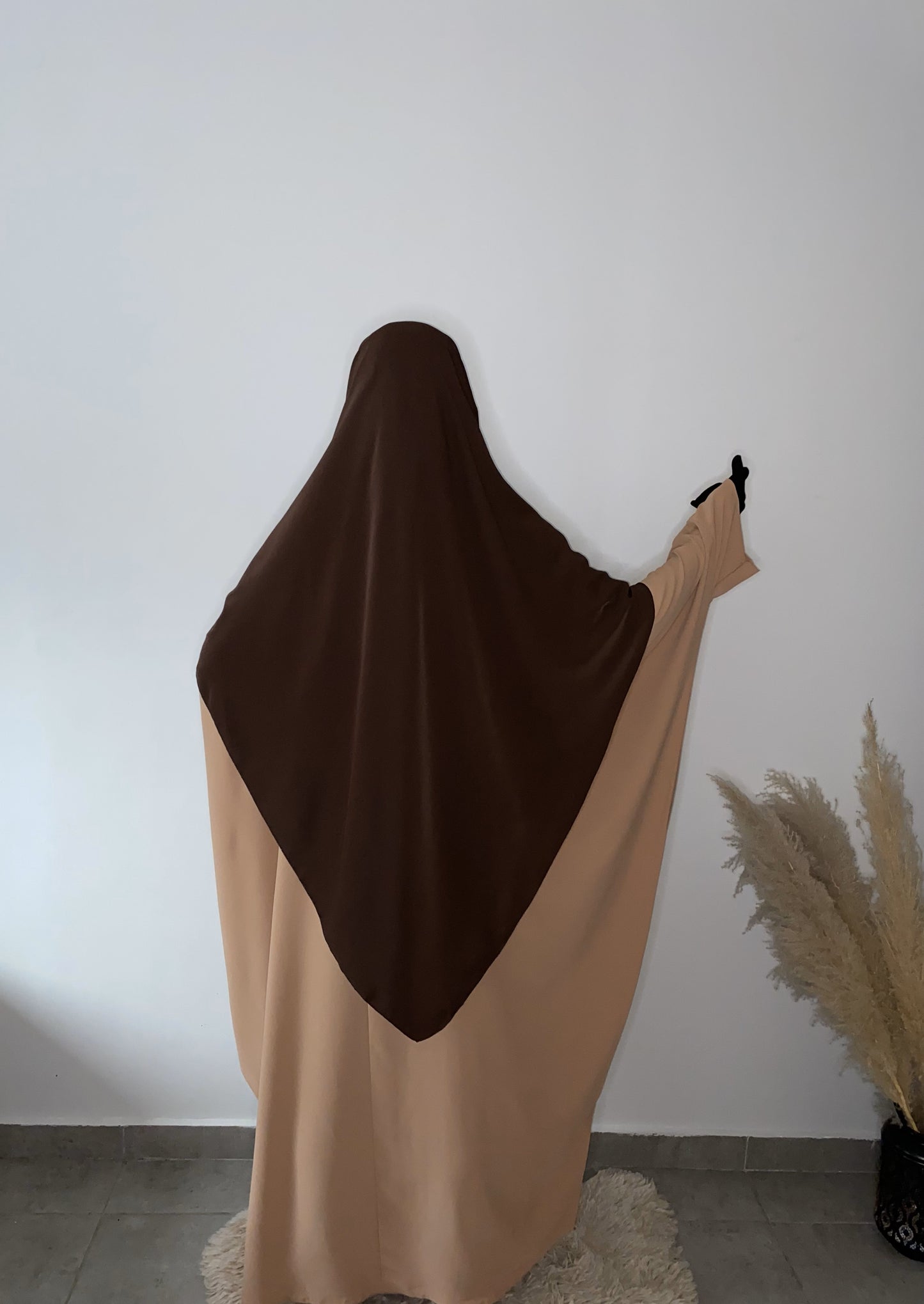 Khimar Soie de Médine - Marron