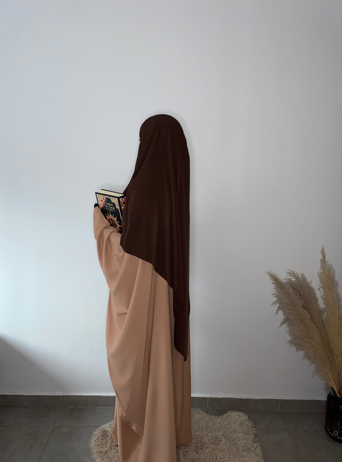 Khimar Soie de Médine - Marron