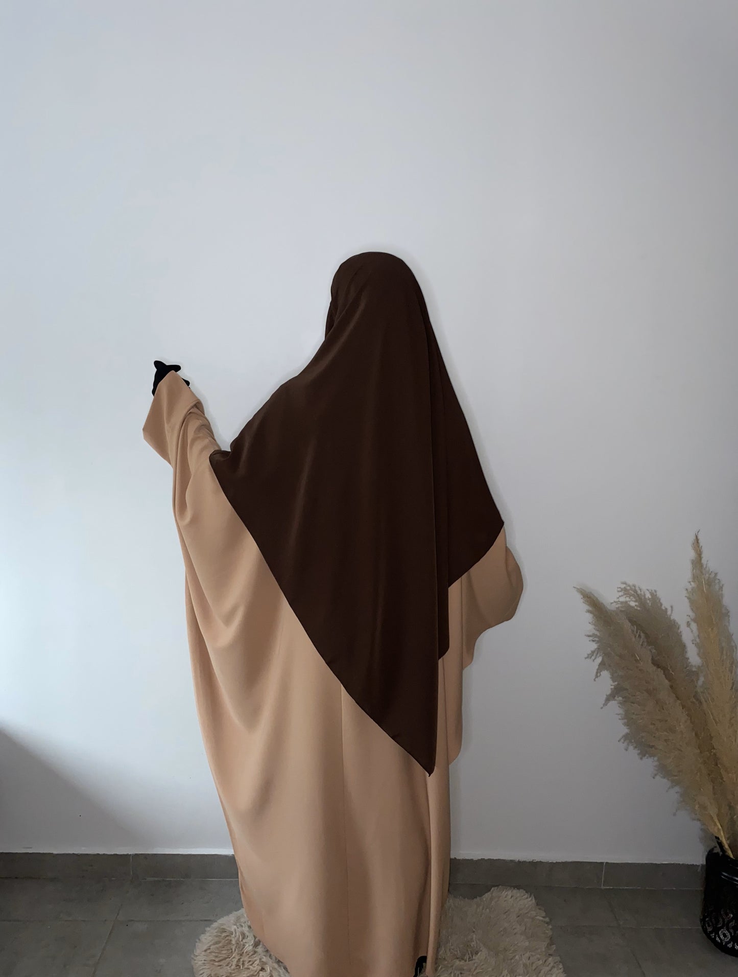 Khimar Soie de Médine - Marron