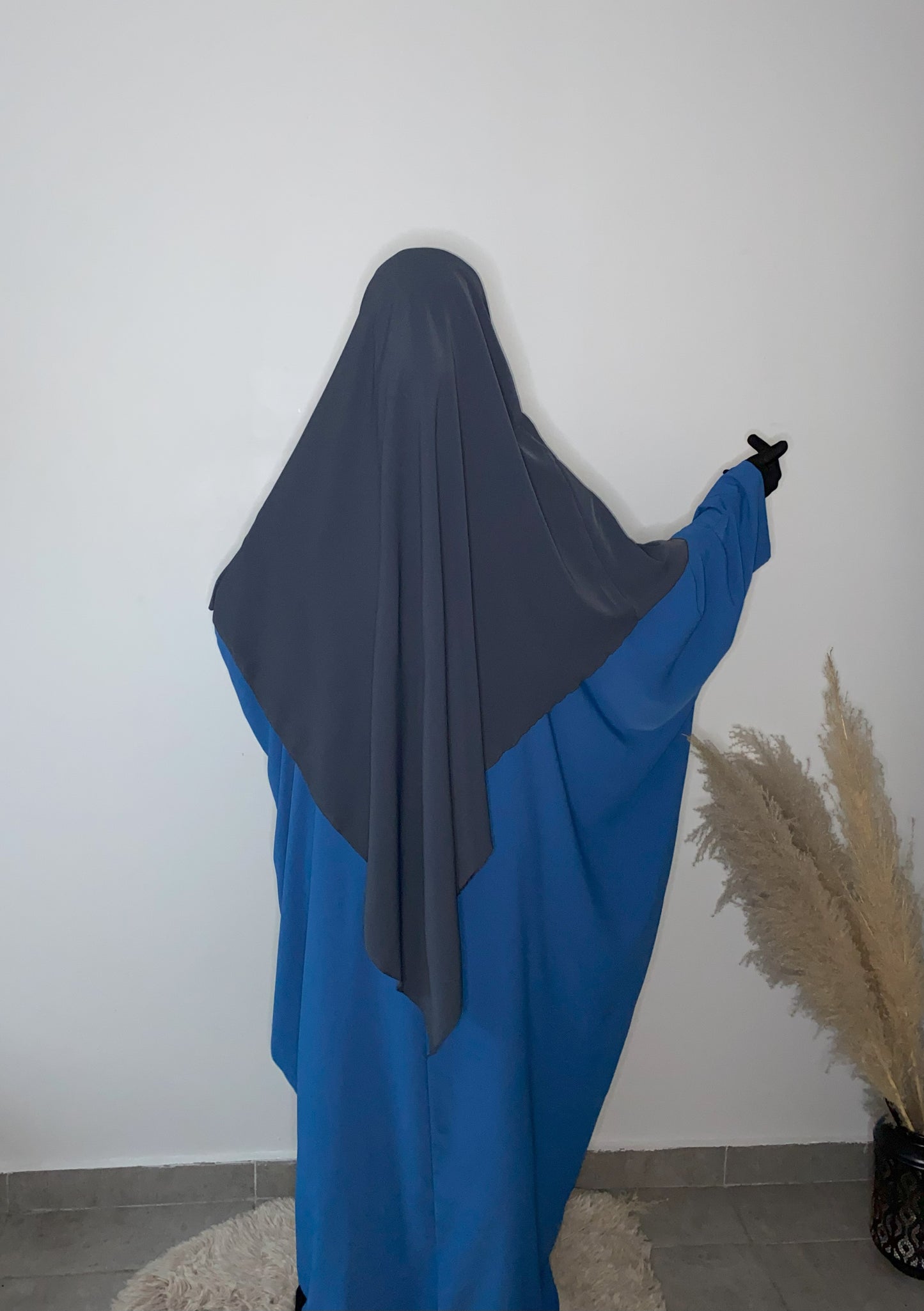Khimar Soie de Médine - Gris