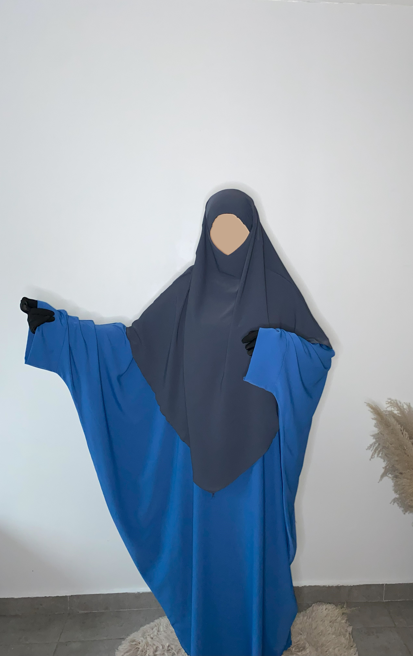 Khimar Soie de Médine - Gris