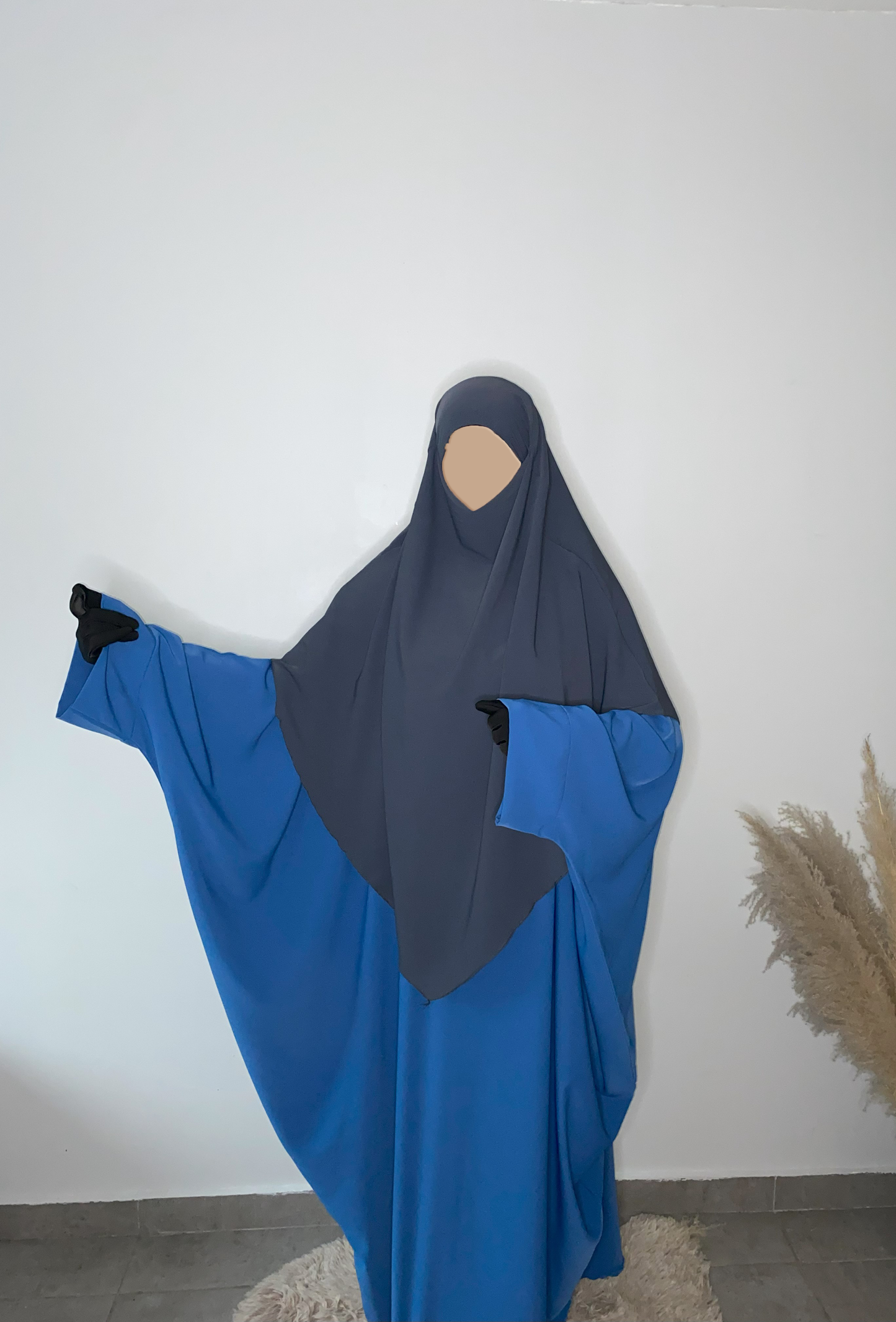 Khimar Soie de Médine - Gris