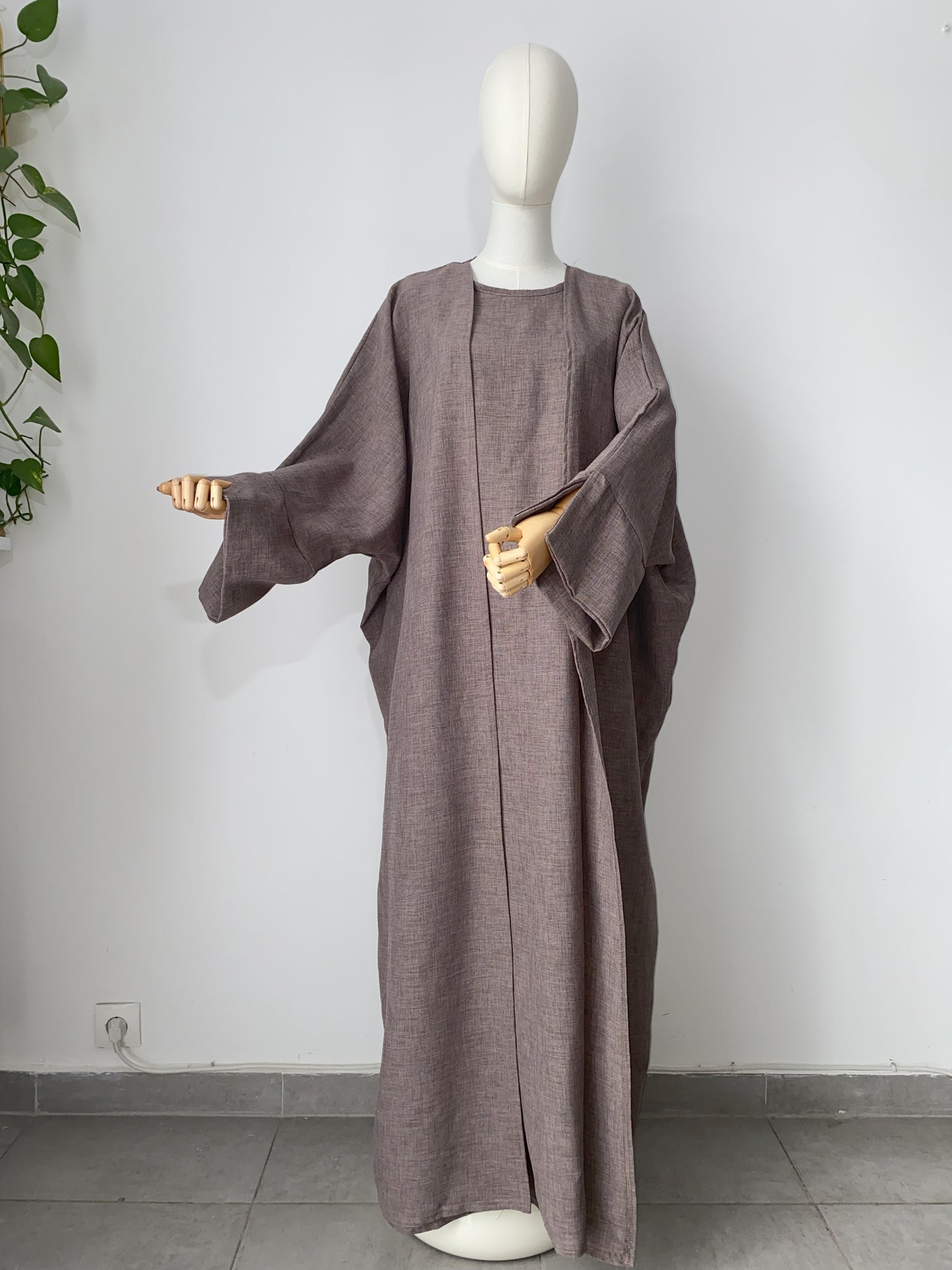 Kimono-Set – Braun