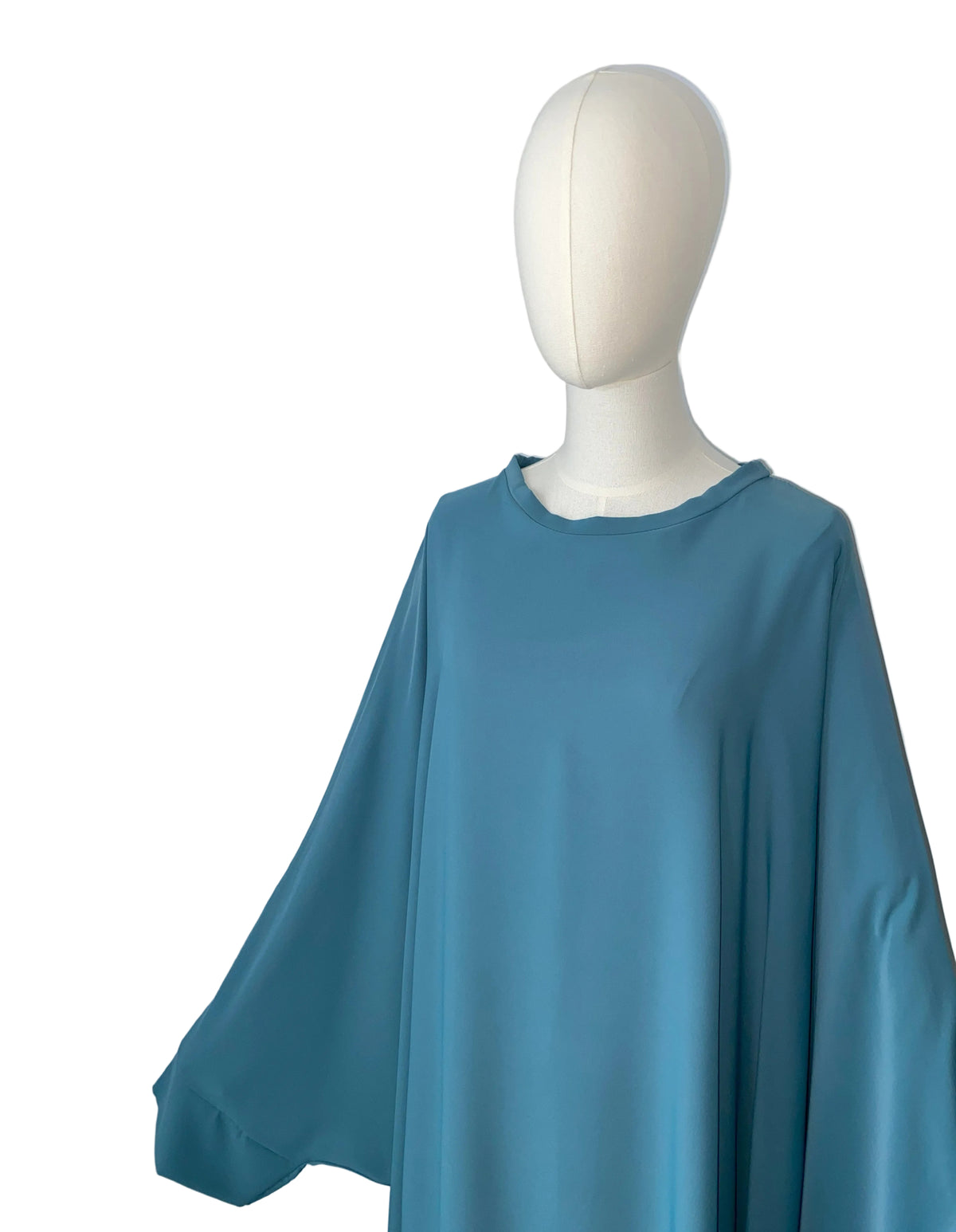 Abaya Papillon - Bleu turquoise