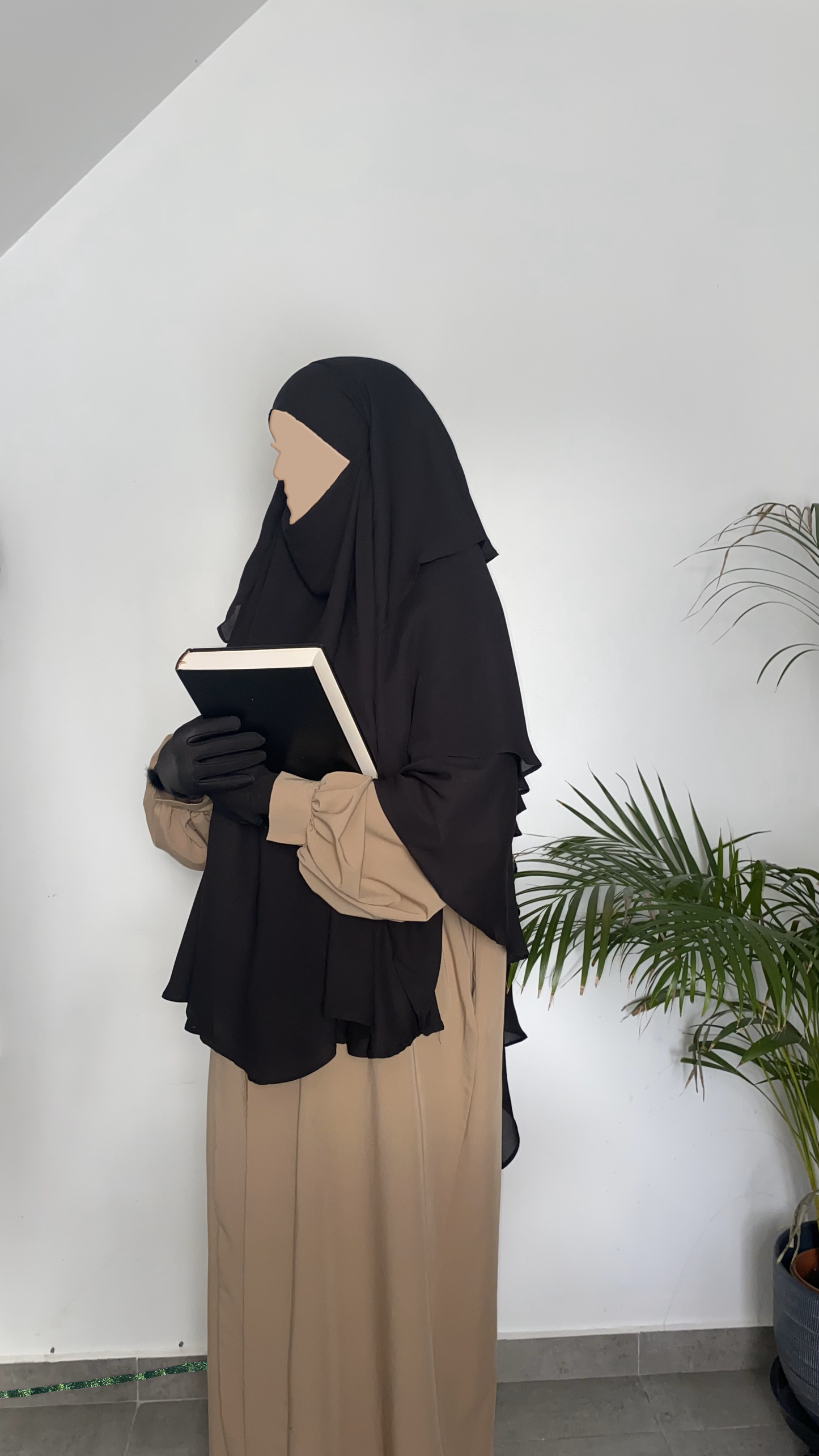 Khimar Sawdah 3 Segel – Schwarz