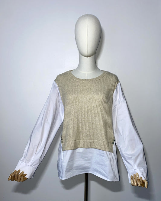 Chemisier Alya Beige