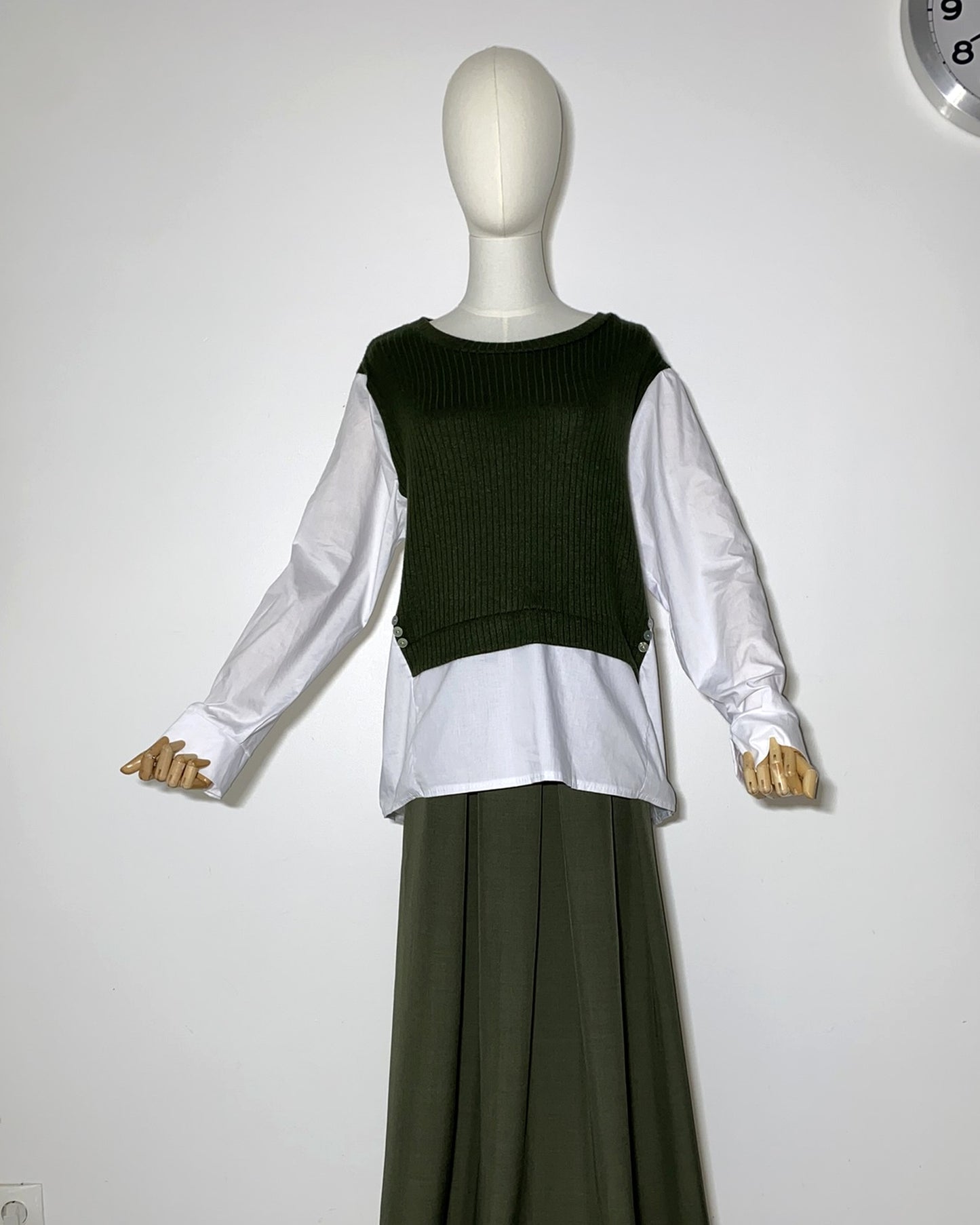 Chemisier Alya Vert