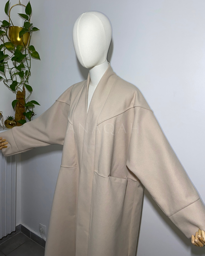 Manteau oversize - Beige