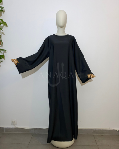 Abaya Hiver - Gris Foncé