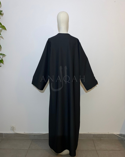 Abaya Hiver - Gris Foncé