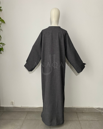 Abaya Lin - Gris Foncé