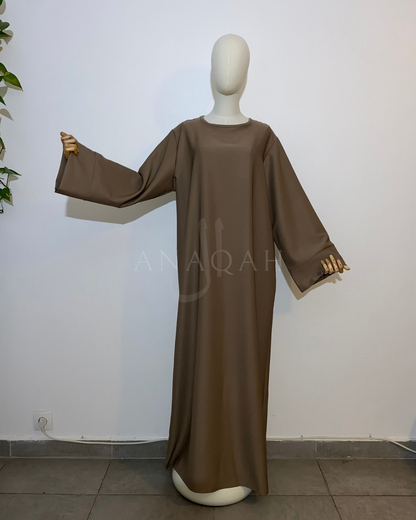 Abaya Hiver - Taupe