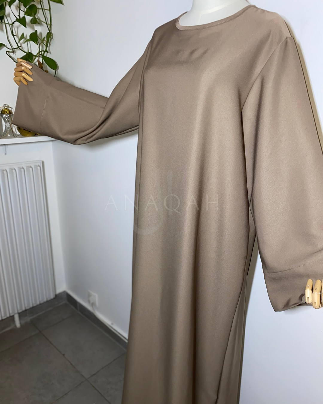 Abaya Hiver - Taupe