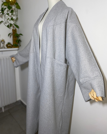 Manteau oversize - Gris