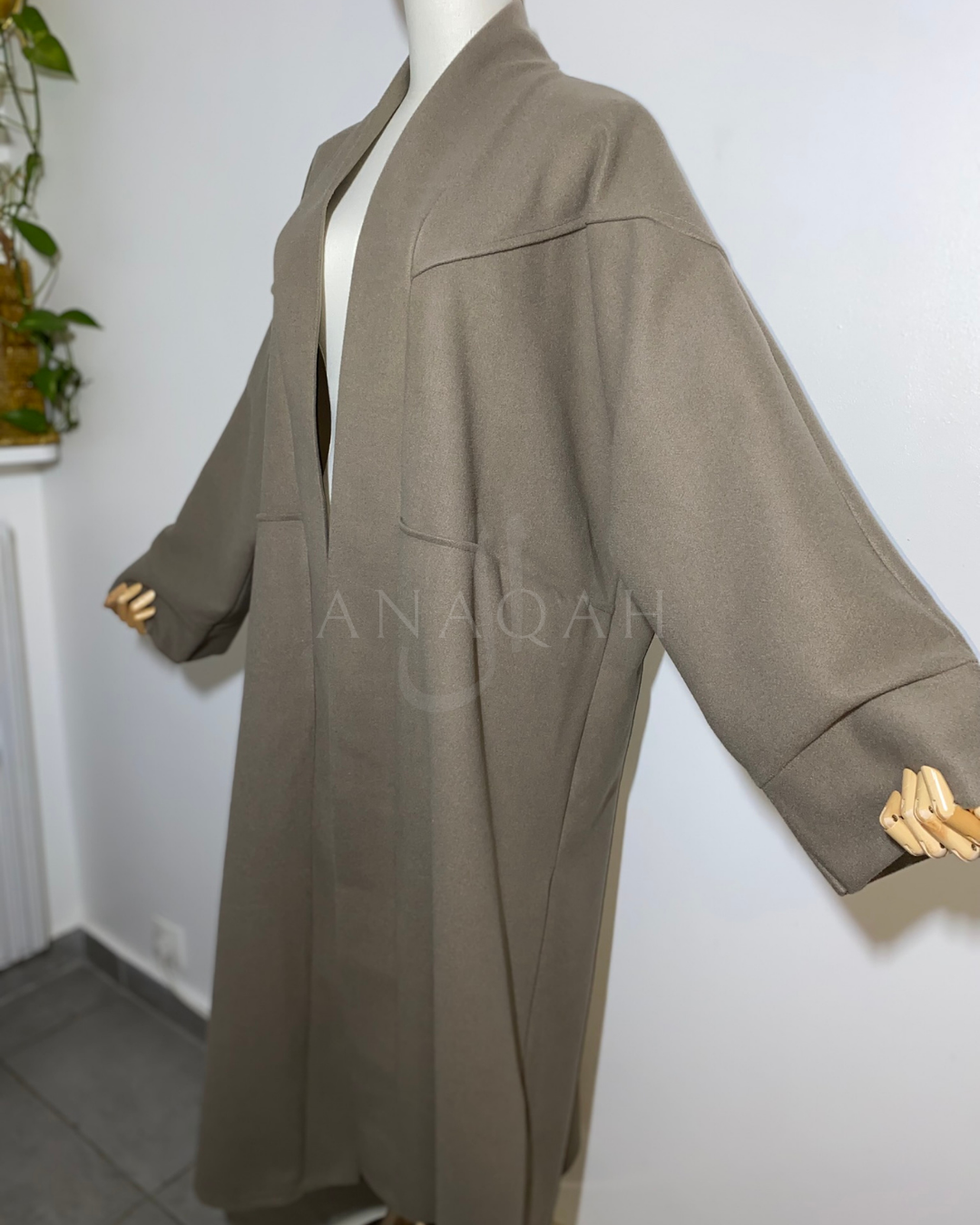 Manteau oversize - Taupe