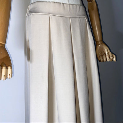 Jupe longue Beige