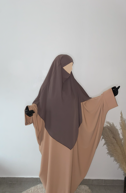 Khimar Souaad - Brun pâle