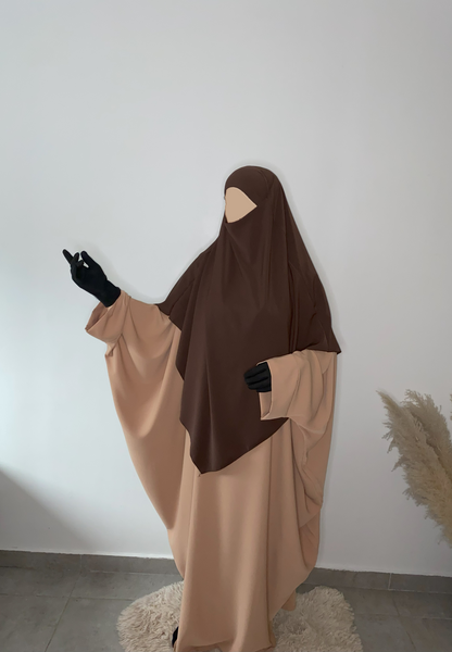 Khimar Jamilah - Marron