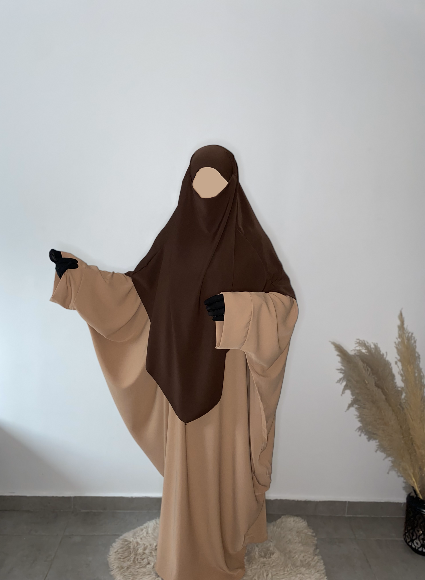 Khimar Jamilah - Marron