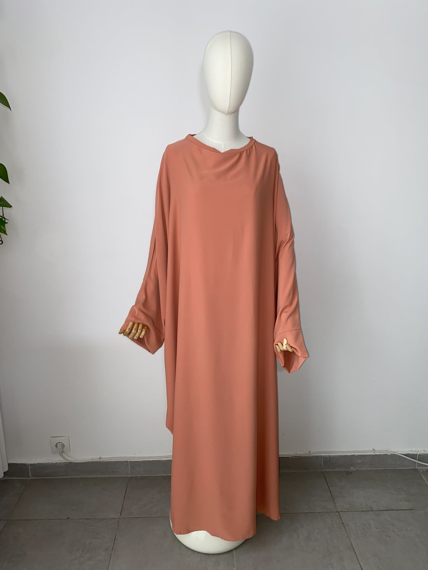 Abaya Jouwayriya- Saumon