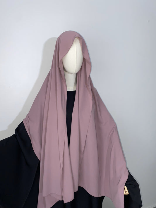 Hijab aus Medina-Seide – Lila