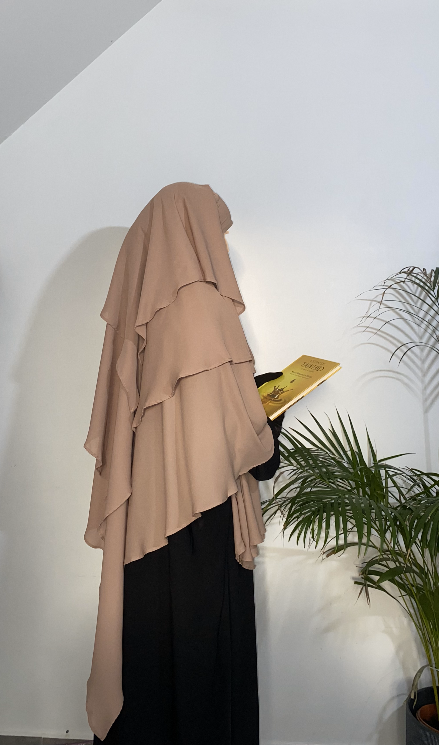 Khimar Salma 3 voiles - Beige