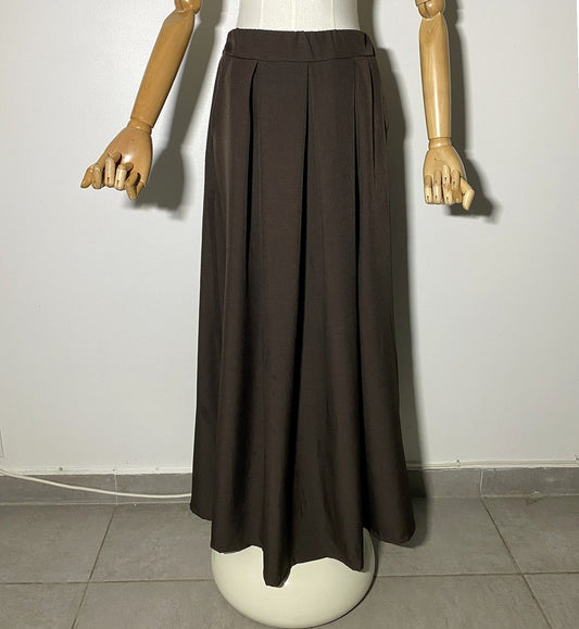 Jupe longue Marron