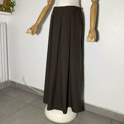 Jupe longue Marron