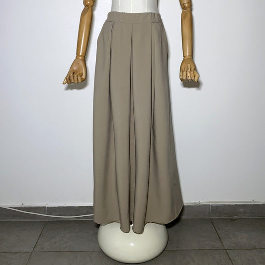 Jupe longue Taupe